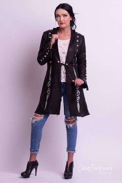Black Buckskin Frock Coat